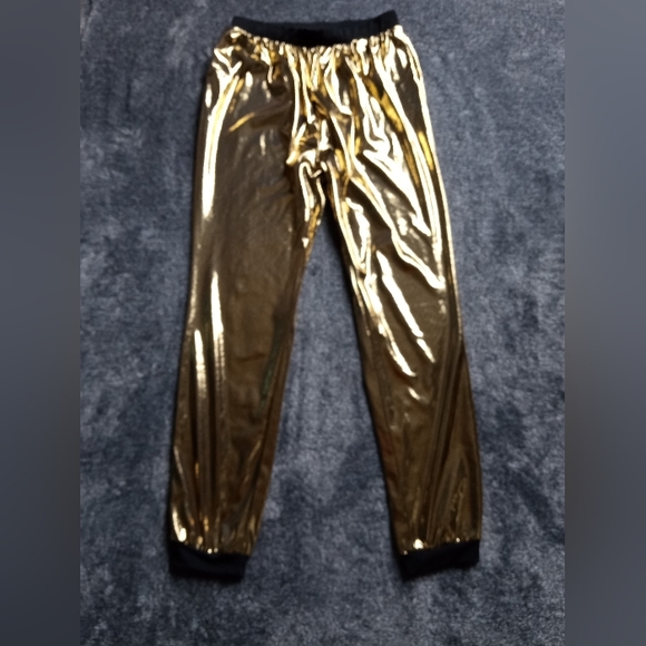 Fashion Nova Pants - Fashion Nova gold joggers